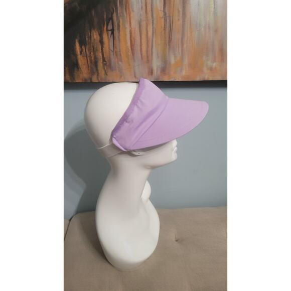 Vintage Chapeaux Inc. Lavender Visor Made in USA One Size 80s 90s Style NWOT... - Picture 4 of 6